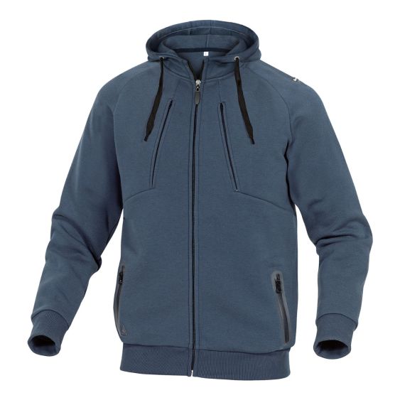 [903-301843-04]  DP ANZIO sweater, marineblauw, 65% molton/polyester 35% katoen, maat  M