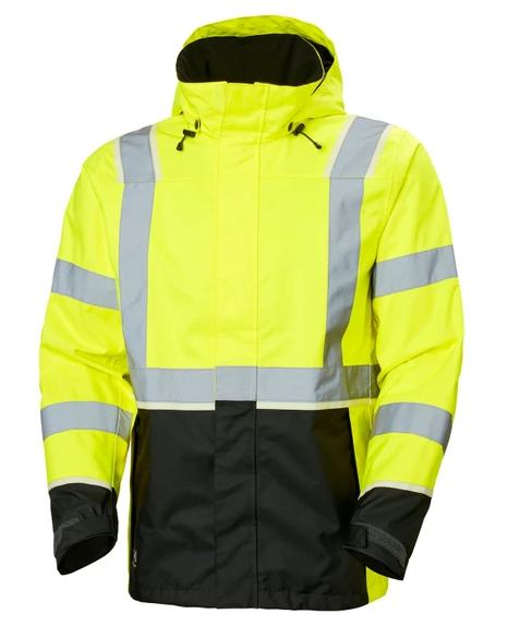 [103-009954-02] HELLY HANSEN 71185_369, UC-ME SHELL JACKET, HI VIS YELLOW/EBONY (XS)