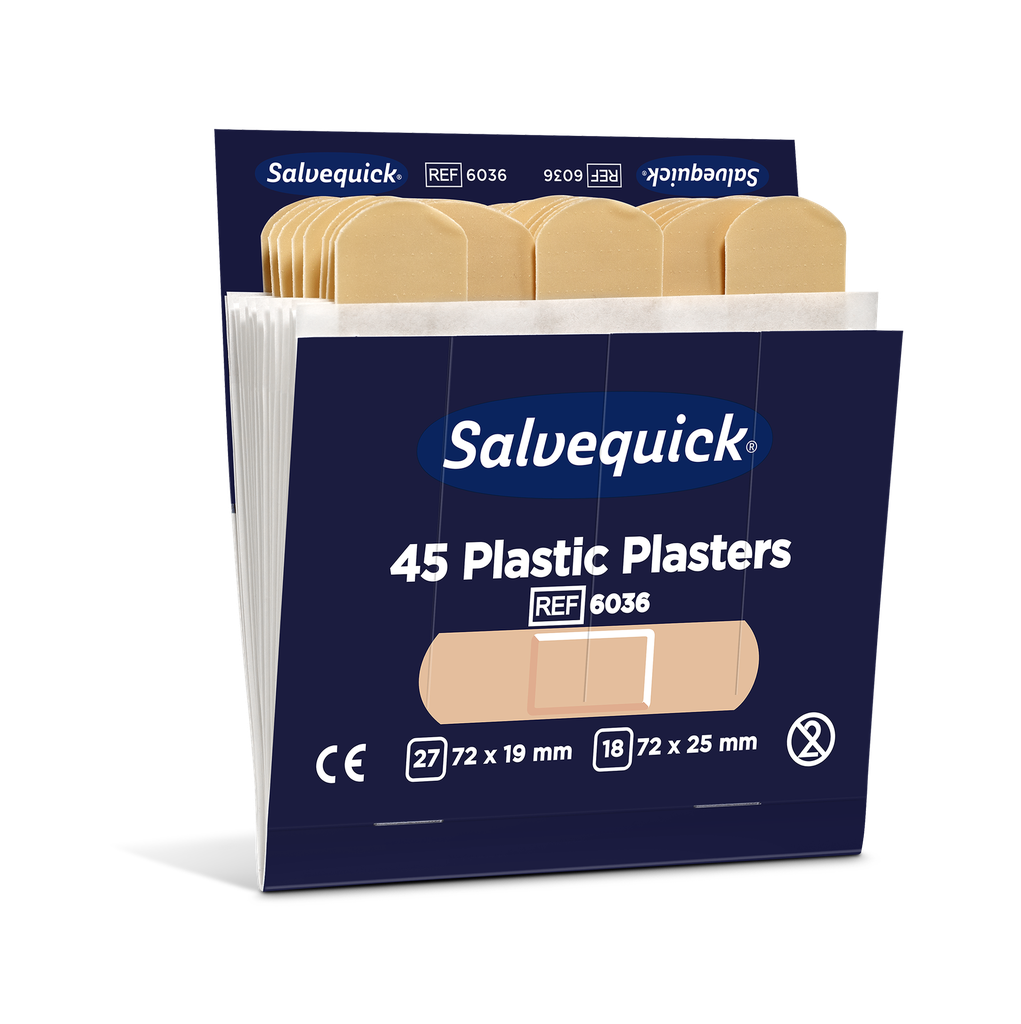 [111-000046] Cederroth Salvequick 6036 plastic pleister  45st