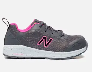 New Balance Logic Womens Lage Veiligheidsschoenen, S1PL HRO SR FO, Grey/Pink (WIDLOGI-1264)