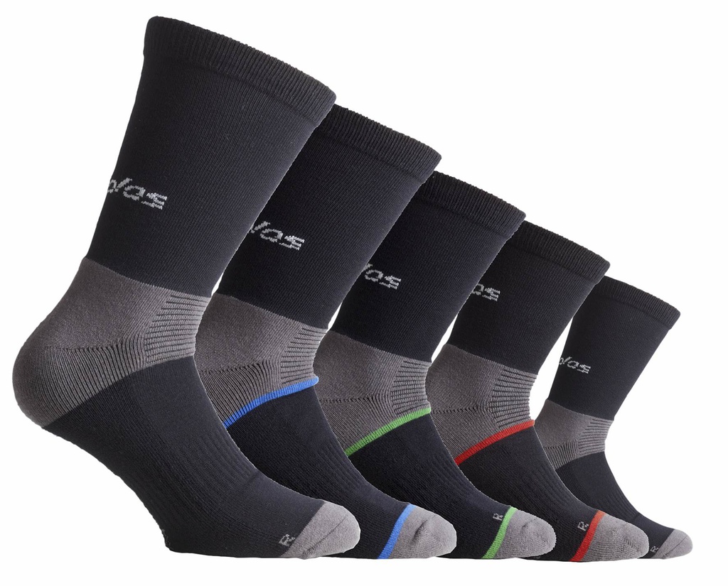 [102-000236-36-38] JALAS 8205, Sok, Zwart;Grijs (36-38)